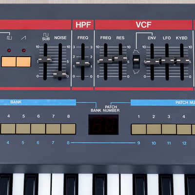 1985 Roland Juno-106 Vintage Analog Synthesizer, Serviced 120v w/ Carry Case image 6