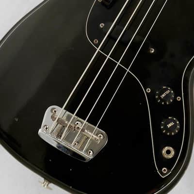 Fender USA VINTAGE Musicmaster Bass '81 Black/R image 6