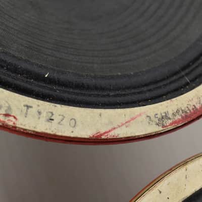 Ultra rare pair of 20w G12M Celestion Pre Rola Greenbacks 1966 T1220 Pulsonic cone H1777/003 image 10