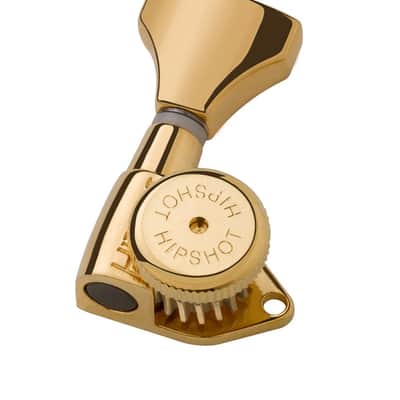 Hipshot Grip-Lock Open Gold 18:1 3x3 tuners with UMP 6K2GL0G