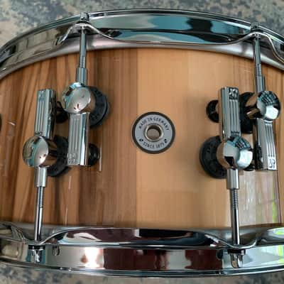 Sonor SQ2 Snare Drum 14 x 6 Medium Maple – High Gloss American Walnut image 3