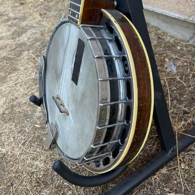 Gibson RB-180 1960s long neck banjo resonator closed back image 6