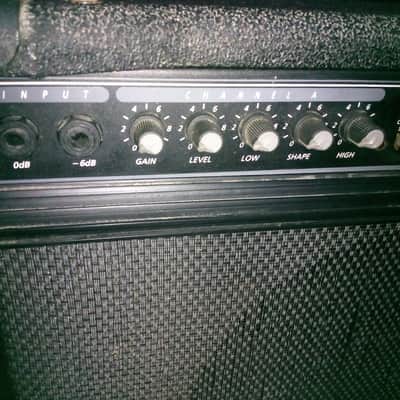Crate GX80 GX 80Y 1990s - BLACK COMBO REVERB 2 CHANNEL CLEAN OVERDRIVE DISTORTION image 2