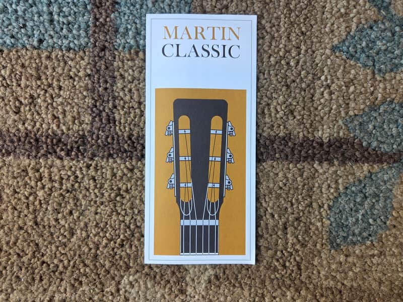 Vintage 1970 Martin Classic Classical Guitar Pamphlet Catalog! Rare, Original Case Candy! image 1