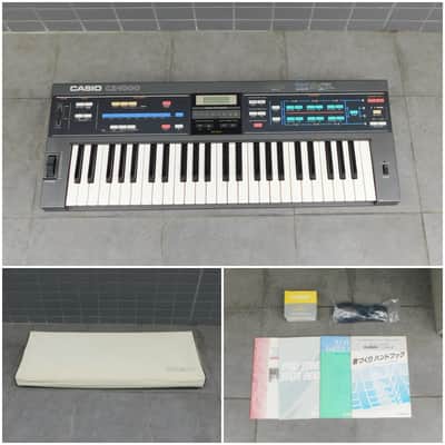 CASIO CZ-1000 | Vintage Phase Distortion Synthesizer | w/ Dust Cover & Manuals