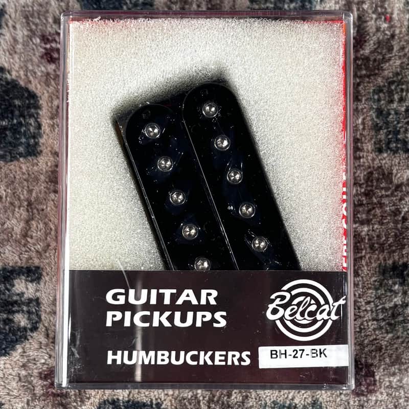 Belcat BH-27-BK Double Coil Black Bridge Guitar Pickup NOS! image 1