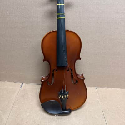 Stage Right Sonata 4/4 Full Size Violin Outfit w/ Bow & Case - Needs Bridge & Strings image 2