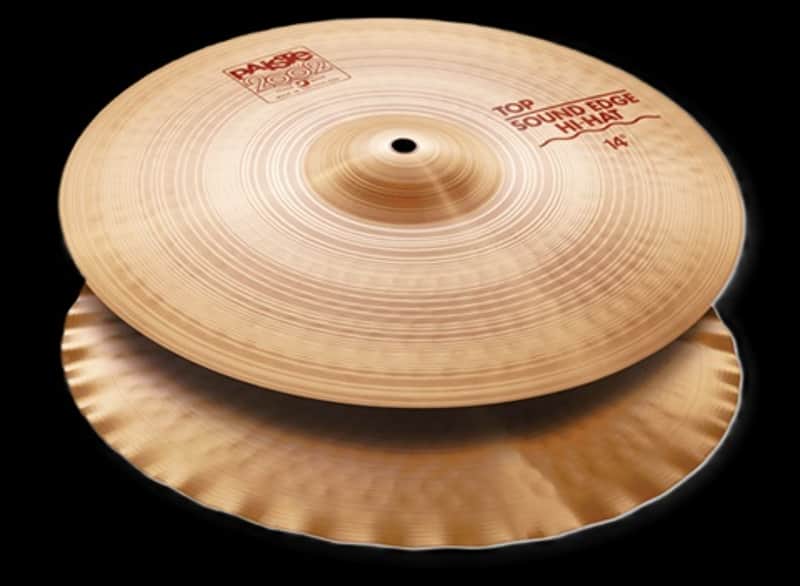 Paiste 14" 2002 Sound Edge Hi-Hat Pair image 1