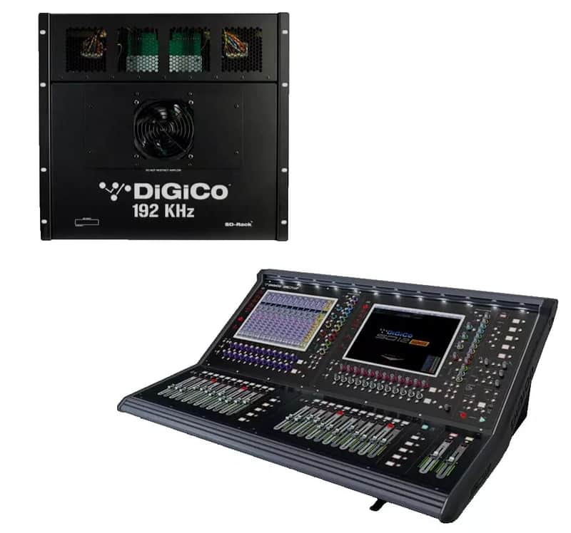 Digico SD12 Console, Optocore, SDRack, 56x24 AESModule-TRUEHEART image 1