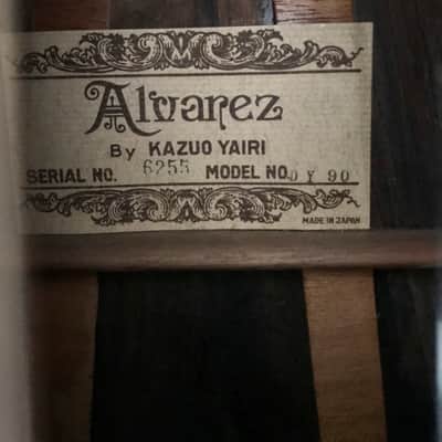 Alvarez Yairi DY-90 Super Abalone - 1974 image 10