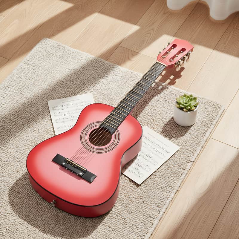 🎸Kids/Children/Junior/Travel 30 Inch Acoustic Guitar +Soft Case/Gig Bag +Tuner +Strap +Picks!🎸 image 1