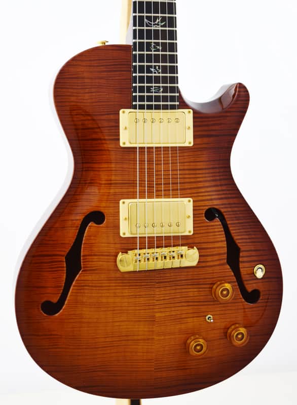 Paul Reed Smith Singlecut Hollowbody I with Artist Package & Piezo, 2008 Violin Amber Near Mint! image 1