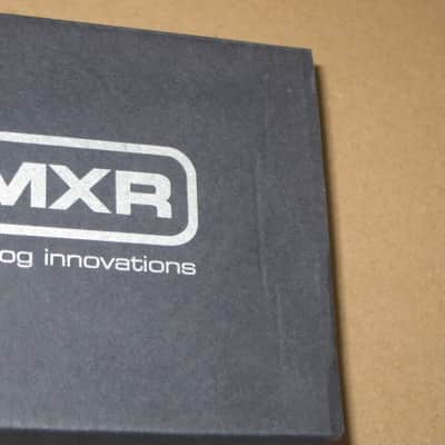 lightly handled MXR EMPTY BOX ONLY for CSP105 Custom Shop '75 Vintage Phase 45 Phase Shifter (NO pedal / NO paperwork) 2010s - BOX: Black Cardboard / LABEL: Orange & Black / GRAPHIC: Silver image 11