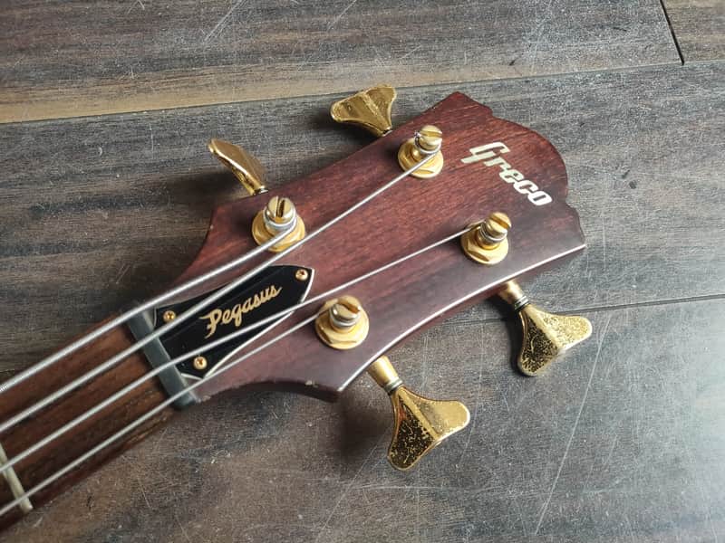 1991 Greco Japan PS-850 Pegasus Bass (Dark Brown Ash) | Reverb