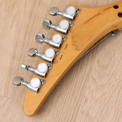 1987 Kramer Focus 1000 Vintage Superstrat Black w/ Floyd Rose, Japan image 5