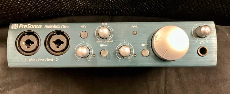 PreSonus AudioBox iTwo USB Audio Interface - Blue image 1