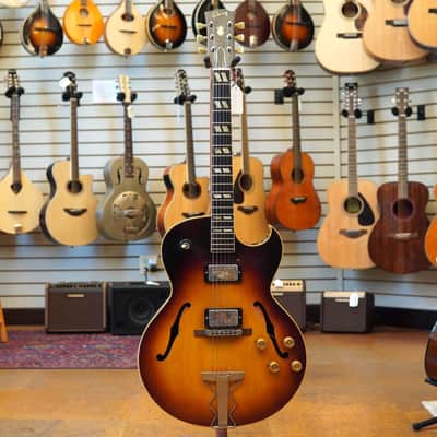 Gibson ES-175 D Hollow Body Electric Guitar 1961 Sunburst w/Gibson Reissue PAF Pickups, Hard Case image 4