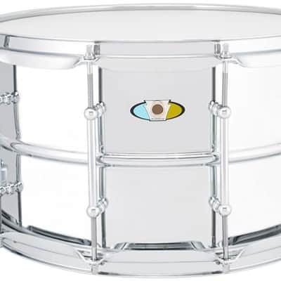 Ludwig Supralite LU0814SL 8x14" Steel Snare Drum image 2