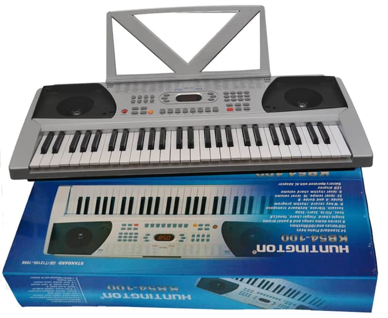 Huntington USA 54 Key Electric Keyboard with Music Rack & AC Adaptor image 1