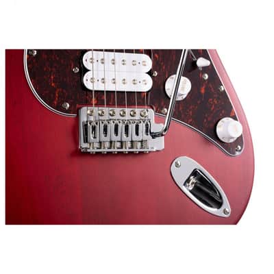 Versatile Cort G110 Electric Guitar - Open Pore Black Cherry Finish, Perfect for All Skill Levels! image 7