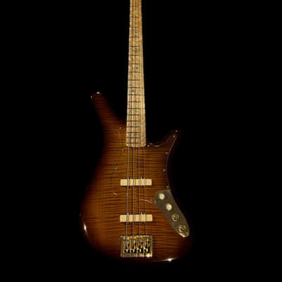 CARVIN BASS - SB 4001 (SEKOU BUNCH) 2015 - FLAMED MAPLE GLOSS image 3