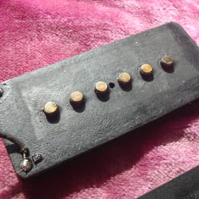 Vintage 1959 Fender Jazzmaster Pickup Set Black Bottom 1958 1960 1961 1962 1963 image 6