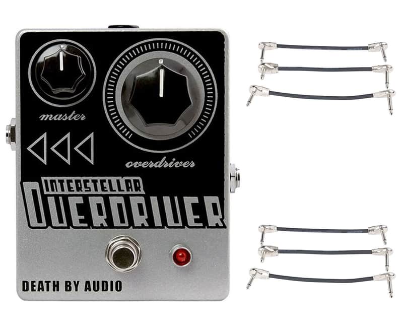 Death By Audio Interstellar Overdriver + 2x Gator Patch Cable 3 Pack image 1