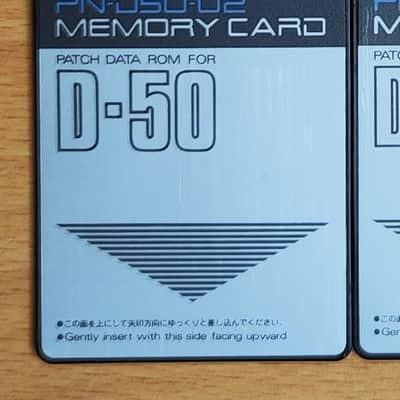 Roland PN-D50-02 ROM Memory Card for D-50 Synthesizer Factory sounds