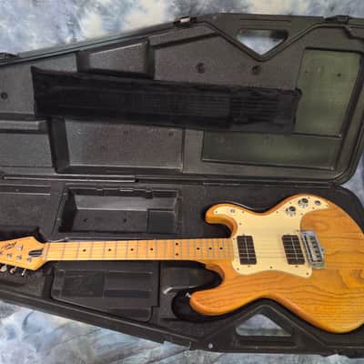 Vintage RARE 1985 USA Peavey T-15 Short Scale Guitar Natural Ash Pro Setup New Strings Original Peavey Chainsaw Hard Shell Case image 19