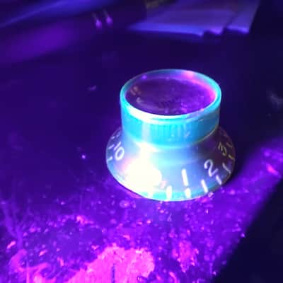 1960s-Early 1970s Gibson Gold Reflector Tone Knob original vintage part for luthier project Les Paul, SG, ES models etc image 2
