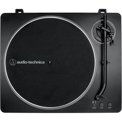 Audio-Technica AT-LP70X-BG Fully Automatic Belt-Drive Turntable, Black/Silver image 5