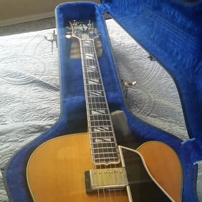 Gibson Super V CES 1980 Custom Natural Blonde Single Wes Montgomery Humbucker image 6