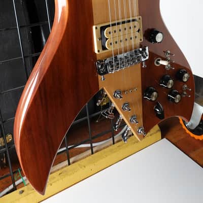 Fernandes BG-180 10 String BC Rich Bich Copy Lawsuit Era MIJ 1981 - Natural image 7