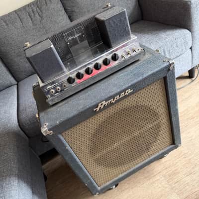 1961 Ampeg B-15N Portaflex Blue Check All Tube Bass Amp - ALL ORIGINAL, JUST SERVICED. image 9