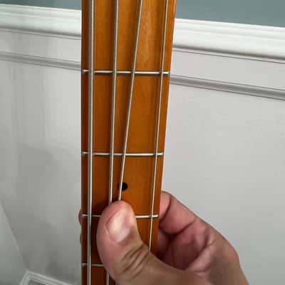 Squier 50s Vibe Precision Sting bass sunburst 2021 electric bass guitar image 8