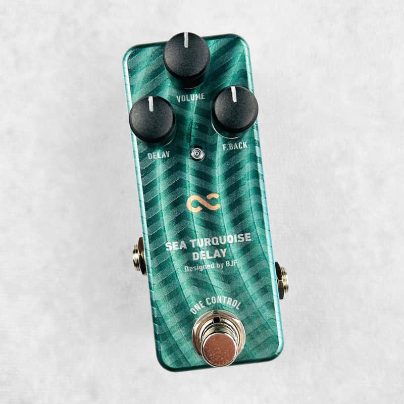 One Control Sea Turquoise Delay Pedal 2010s | Reverb