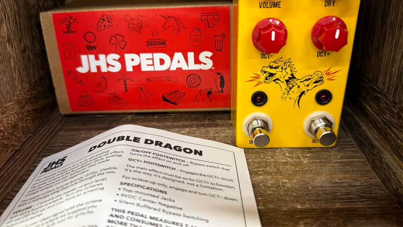 JHS Double Dragon Lo-Fi Octave Device With Box 2026 - Present - Yellow image 1