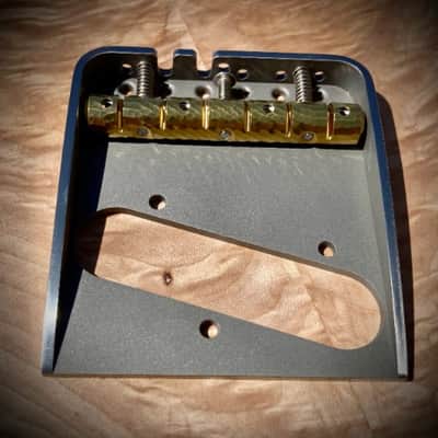 Van Dyke-Harms B/G Bender Telecaster Bridge & Monolithic Saddle Combo 2023 - Stainless Steel image 2