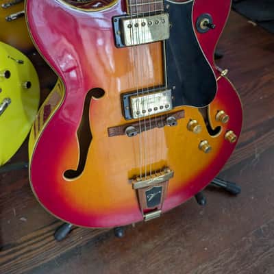 Ventura V-1400 Barney Kessel Hollow Body Electric Guitar 1960s Japan image 14