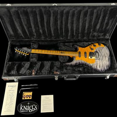 2024 Knaggs Larry Mitchell Signature Severn Tier 2 Flame Top Gloss ~ Charcoal Burst image 12