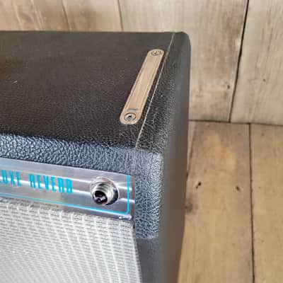 Fender  Deluxe Reverb Near Mint 1976 W/ 1960s 12" Fender Oxford, Footswitch, & Cover - Black image 7