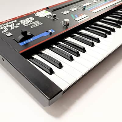 Roland JX-3P 61-Key Programmable Preset Polyphonic Synthesizer with PG-200 Programmer 1983 - 1985 - Black image 4