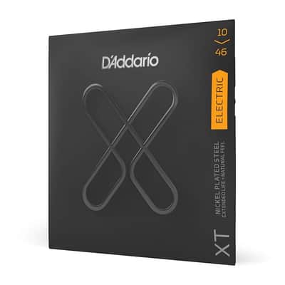 D'Addario XTE1046 Nickel Plated Steel Electric Guitar Strings, Regular Light, 10-46 image 2