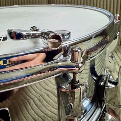 Vintage Premier 2000 Flo-Beam 5x14 Snare Drum — Chrome Over Aluminium (COA), Made in England (Video Demo) image 15