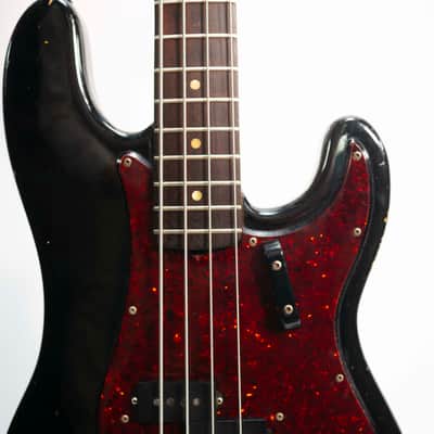 Fender Precision Bass with Rosewood Fretboard 1963 - Black Refin image 5