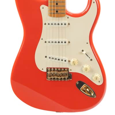 Fender MIJ ST-57 Vintage Reissue Stratocaster Fiesta Red 1992 image 5