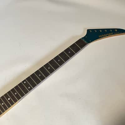 1986-87 Japan Kramer Focus 1000 Hockey Stick Non-Tilt Guitar Neck 22 Frets Floyd Ready (Blue Finish) image 1