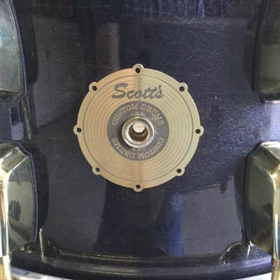 Scott’s Custom Drums 7”x14” maple single ply steambent snare drum “Slingerland radio king tribute” 2025 - Ebony stain lacquer image 16