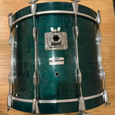 ~RARE!~ MIJ Yamaha Recording Custom 16x22 Bass Drum in Deep Aqua Stain Lacquer image 4