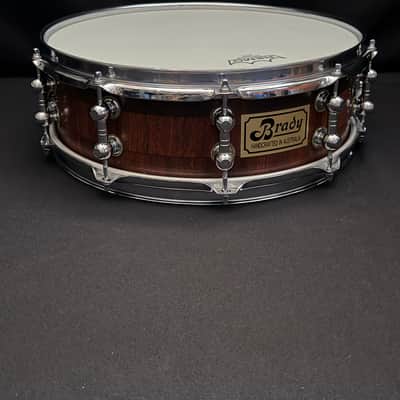 Brady Block Jarrah wood 14" x 4,5" Snare Drum Early 1990's image 11
